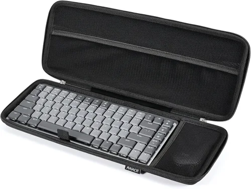Miniatura 4 de RAIACE Estuche de almacenamiento rígido compatible con Logitech MX Keys Mini teclado mecánico inalámbrico de rendimiento iluminado. (solo funda)