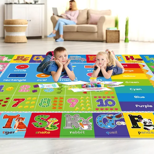 Miniatura 2 de Alfombra de Juego para Bebés, Alfombra para Niños Pequeños para el Piso, Alfombra de Juego para Niños, Bebés y Niños Pequeños, Colección Extra