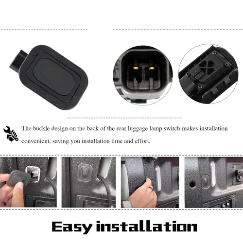 Miniatura 4 de FUSCH Nuevo Interruptor de Luz para Lámpara de Cama de Carga Trasera Compatible con Ford F150 2015-2023 Super Duty F250 F350 2017-2023 F450 F550