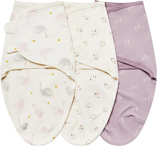 Miniatura 7 de insular Envoltura para bebé, manta para recién nacido y bebé, juego de pañales ajustable para niños y niñas, saco de dormir de algodón suave