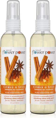 Miniatura 10 de Ambientador en aerosol Natural Flower Power - Eliminador de olores con aceites esenciales - Para el hogar, el auto y la tela - Sin crueldad y vegano