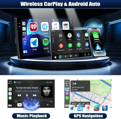 Miniatura 5 de Android 15 4+128G Estéreo de coche para Honda Civic 2016-2021 con Carplay inalámbrico Android Auto, 9 pulgadas Incell 1280 * 720 Unidad principal