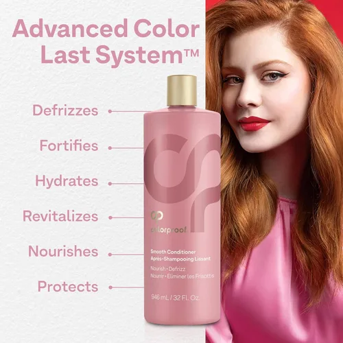 Miniatura 8 de Colorproof Champú suavizante sin sulfato para mujer, 32 onzas líquidas, champú hidratante con aroma a té blanco, champú limpiador