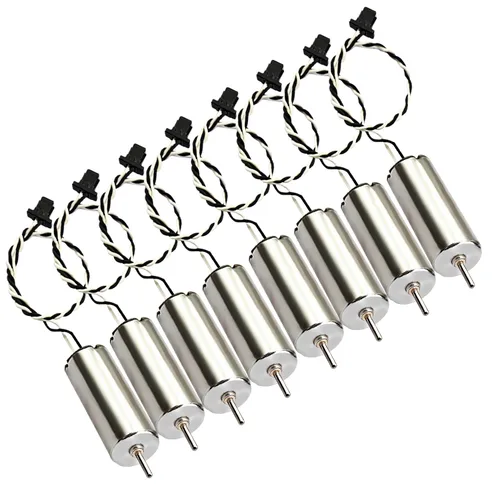 Paquete de 8 motores 8520 0.335x0.787 in sin núcleo cepillado motor 3.7V 53000Rpm Mini DC motores