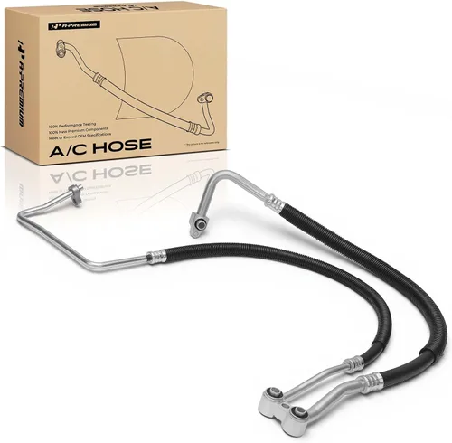 A-Premium Conjunto de manguera de succión y descarga A/C compatible con Chevrolet, modelos GMC - 2007-2009 6.6L C4500/C5500 Kodiak, C4500/C5500
