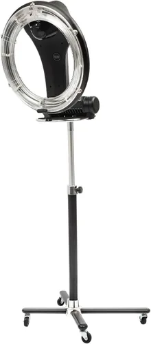 Miniatura 7 de Secador de pelo infrarrojo profesional orbiting de 1000 W - Secador de salón giratorio independiente con base giratoria giratoria, 3 funciones + 6