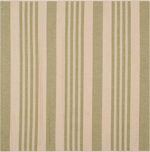 Miniatura 69 de SAFAVIEH Courtyard Collection - Alfombra decorativa, 2.3 x 5 pies, beige y verde oscuro, para interior/exterior, resistente a la intemperie