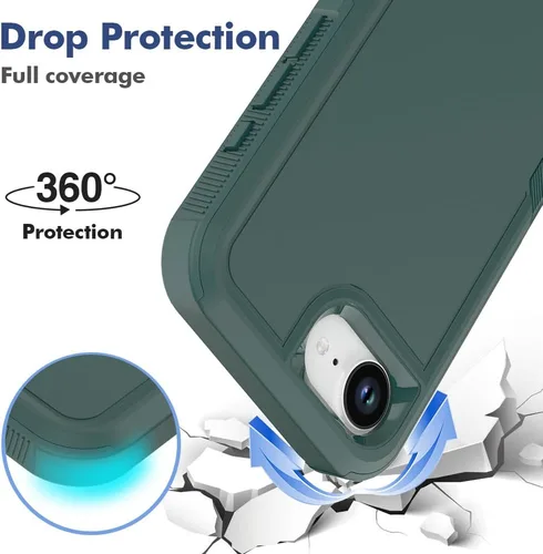 Miniatura 158 de Jeylly Funda para iPhone SE/Funda para iPhone 5S, Exterior de Plástico Duro que Absorbe Golpes + Interior de Silicona de Goma Defensor contra
