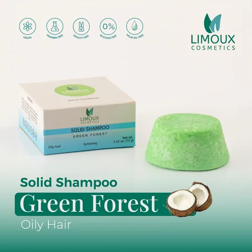 Miniatura 2 de Barra de champú sólida para cabello normal a graso, iluminador, nutritivo y suavizante, 2.65 onzas, libre de parabenos, libre de crueldad, vegano