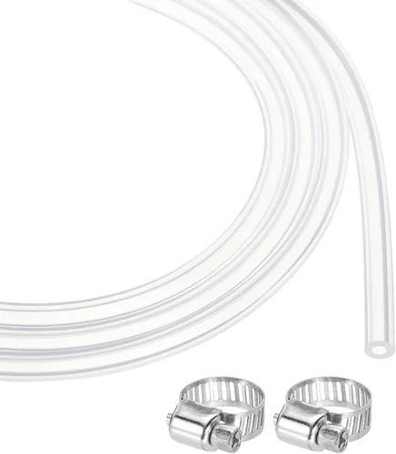 Miniatura 31 de MECCANIXITY 1 m de tubo de silicona transparente de goma de 1/4" ID 5/16" OD tubo de plástico manguera de aire flexible para elaboración de cerveza
