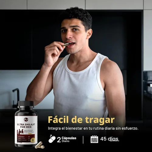 Miniatura 6 de Shilajit para hombres, refuerzo de prueba 10 en 1 para hombres – Potenciador de resistencia, vitalidad y fuerza, suplemento de mejora masculina