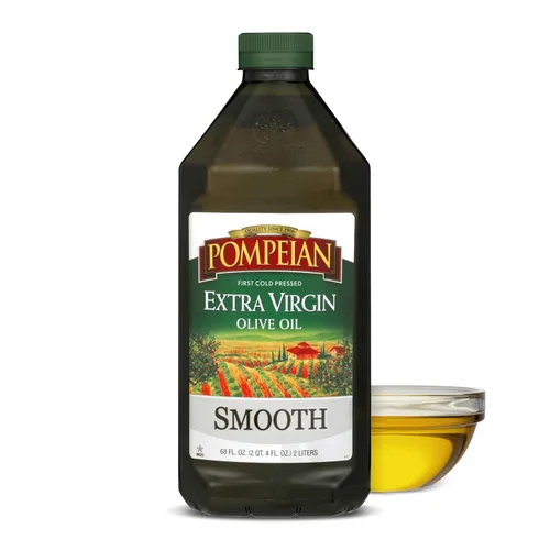 Miniatura 10 de Aceite de Oliva Extra Virgen Suave Pompeian, Contiene Polifenoles, Primer Prensado en Frío, 101 Fl Oz
