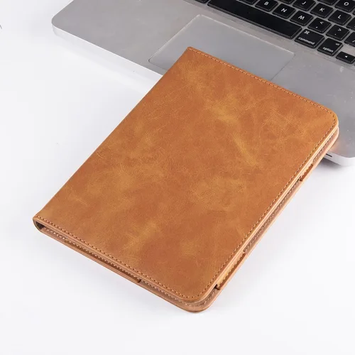 Miniatura 8 de Funda para Nook GlowLight 4 Plus de 7.8 pulgadas (2023) Soporte plegable integrado y correa de mano Estilo libro Funda de piel sintética Marrón