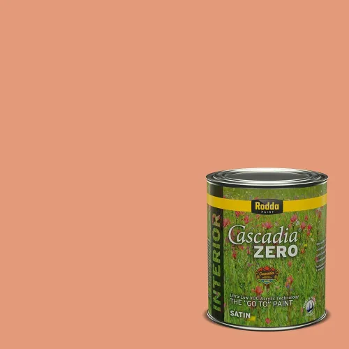 Miniatura 90 de Rodda Paint CASCADIA ZERO - Pintura plana e imprimación para interiores en uno, cuarto de galón, crema de ballet