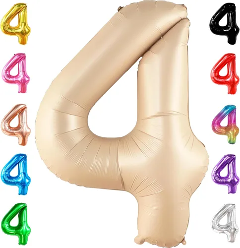Miniatura 188 de Globo gigante plateado del número 0 de 40 pulgadas – Globo Mylar del número 0 Globo plateado 0 para decoraciones de fiesta Globo plateado