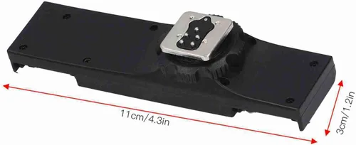 Miniatura 2 de Divisor de zapata caliente, soporte de luz multifuncional para zapata caliente, adaptador de placa de montaje de zapata, accesorios de alta carga