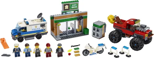 Miniatura 2 de LEGO City Police Monster Truck Heist 60245 Juguete de policía, juego de construcción genial para niños (362 piezas)