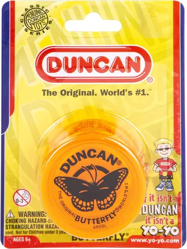 Miniatura 4 de Duncan Toys Butterfly - Yoyó para principiantes con cuerda, eje de acero y cuerpo de plástico, naranja
