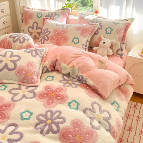 Miniatura 6 de MorroMorn Fundas de Almohadas Decorativas Florales, 2 Paquetes Fundas de Almohadas de Felpa Tamaño Estándar, Fundas de Almohadas Suaves y Peludas