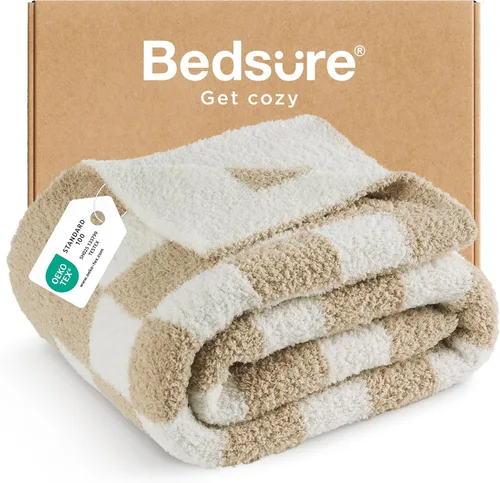 Miniatura 10 de Bedsure Manta Decorativa de Otoño para Sofá - Súper Suave, Acogedora y Cálida Manta de Punto Esponjosa, Transpirable, GentleSoft, Ligera para Cama