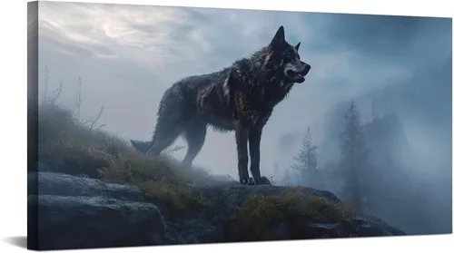 Miniatura 44 de YONICA Lienzo de pared de animales de la naturaleza, pintura de pared de águila, impresión artística de águila calva voladora impresa en lienzo