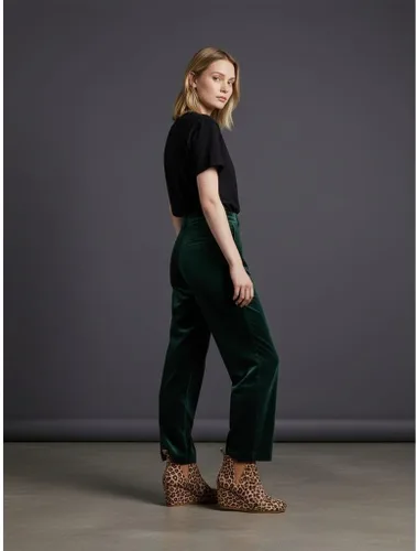 Miniatura 7 de Dunes Zoey - Botines de cuña para mujer, ante vegana suave, diseño fácil de poner, espuma viscoelástica, disponibles en anchos amplios