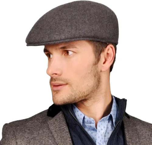 Miniatura 12 de Bigalli Ascot Newsboy Sombrero de Lana Fieltro para Hombres Crushable Protección Solar Repelente al Agua Boina para Hombre
