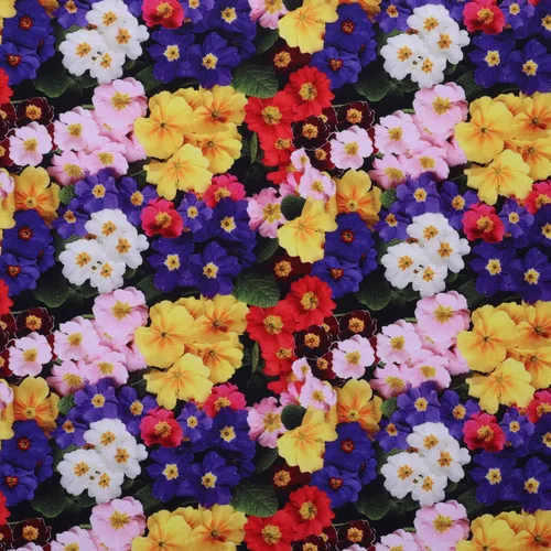 Miniatura 5 de Mook Fabrics Tela floral [45 pulgadas de ancho] – Material ligero, 100% algodón para acolchado, detalles de decoración del hogar Artes, Amarillo