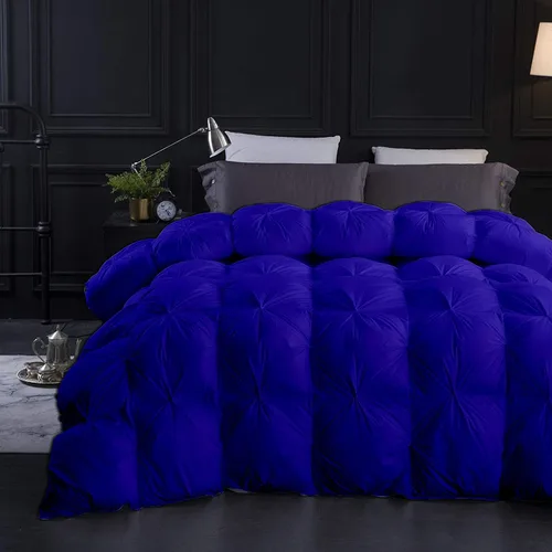 Miniatura 8 de Edredón plisado esponjoso y grueso de 1500 hilos, tamaño individual XL, 68 x 92 pulgadas, 1 pieza para todas las estaciones, relleno de micro