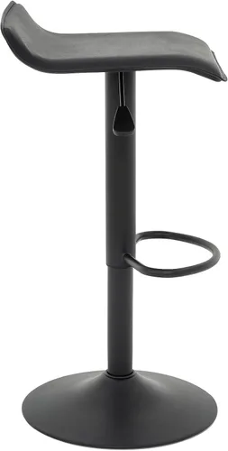 Miniatura 9 de Vogue Furniture Direct - Juego de 2 taburetes de bar ajustables, taburetes de bar giratorios de cuero sintético con elevación, silla de bar sin