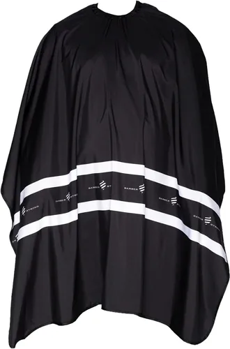 Barber Strong The Barber Cape - Funda para corte de pelo para hombres, material repelente y reductor estático, tela resistente al agua