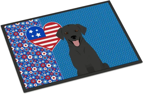 Miniatura 46 de Caroline's Treasures WDK5119JMAT Airedale Terrier USA - Tapete para interiores o exteriores, 24 x 36 pulgadas, tapete para puerta delantera