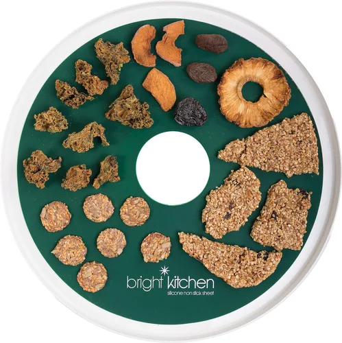 Miniatura 2 de 6 hojas deshidratadoras planas de silicona para deshidratadores redondos no tóxicos Nesco, forro de alfombrilla circular, reutilizable, flexible