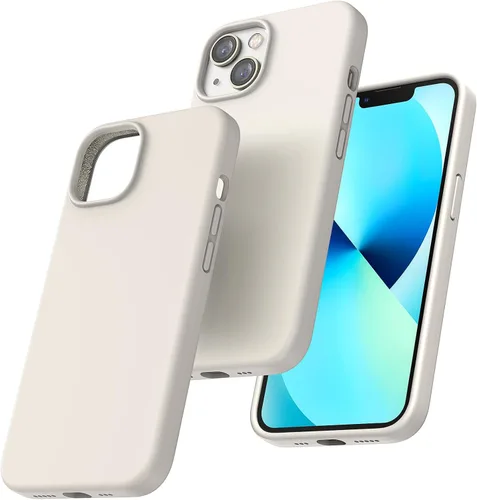 Miniatura 8 de TOCOL Funda delgada de silicona para iPhone 13 de 6.1 pulgadas, ajuste preciso, antideslizante, protección contra caídas, verde alpino