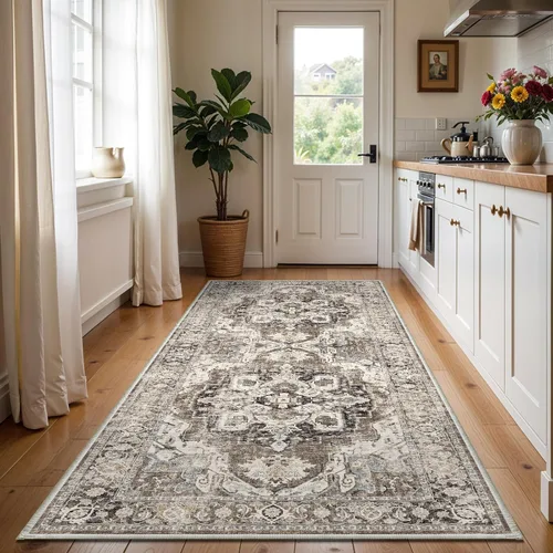 Miniatura 48 de YOUFORTONG Alfombras Corredoras de 2x10 para Pasillos, Alfombra de Cocina Suave, Alfombra Corredera Antideslizante con Respaldo de Goma para Baño