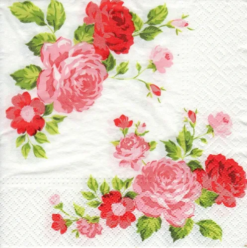 Miniatura 33 de AM Décor - 20 servilletas de papel suaves de 3 capas de papel de seda decoupage -13 x 13 pulgadas (desplegadas) (Rosalia, 13 x 13 pulgadas