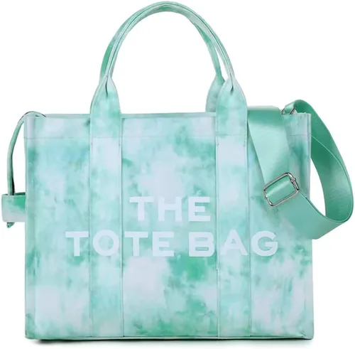 Canvas Tote Bag for Women - Trendy Crossbody Shoulder Hobo Tote Handbags for Travel,Work,Shopping