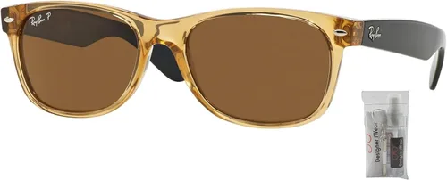 Miniatura 2 de Ray-Ban RB2132 NEW WAYFARER - Gafas de sol para hombres y mujeres paquete con kit de cuidado de gafas de cortesía de diseñador iWear