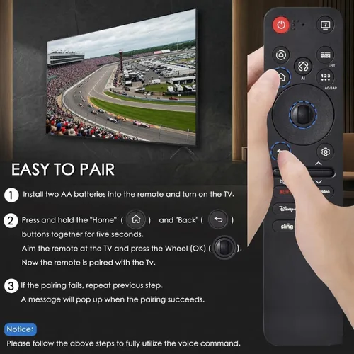Miniatura 7 de Magic Remote para LG Smart TV, para todos los televisores 2019 a 2025, reemplazo universal AI Voice y control de puntero, 2 años de garantía