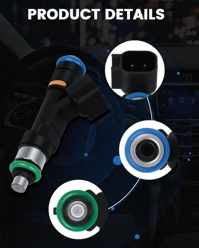 Miniatura 4 de Inyectores de combustible ECCPP 4 piezas 12 agujeros kit de inyector de combustible 0280158103 apto para 2006-2013 para Mazda 3 2.0L, 2006-2009