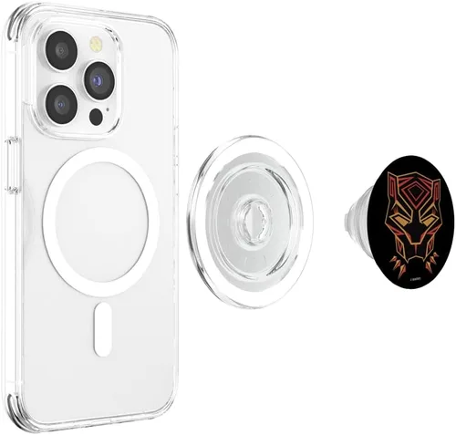 Miniatura 4 de Marvel Black Panther - Máscara PopSockets MagSafe PopGrip para iPhone