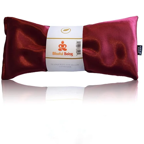 Miniatura 10 de Almohadilla de Seda para Ojos con aroma a lavanda - Almohadillas para Ojos con Aromaterapia - Perfectas para Meditación y Relajación (Amatista)