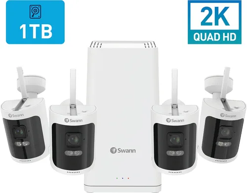 Miniatura 7 de Kit de seguridad inalámbrico AllSecure650™ 2K con 4 cámaras sin cables y NVR Power Hub