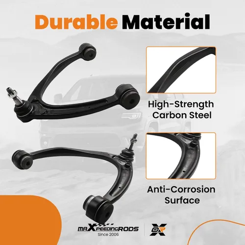 Miniatura 2 de maXpeedingrods 4 brazos de control frontal para Cadillac Escalade ESV EXT GMC Sierra Yukon Chevy Silverado Avalanche Suburban Tahoe 2007-2014