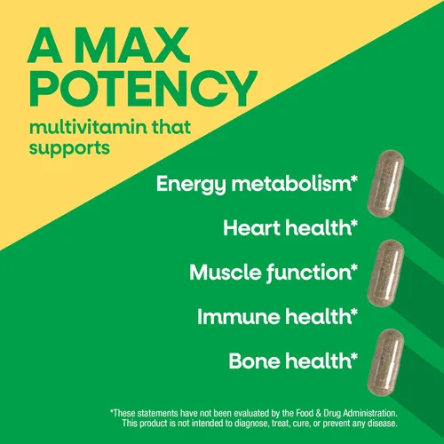 Miniatura 3 de Nature's Way ¡Alive! Max6 Potency - Multivitamínico completo para adultos, sin hierro añadido, vitaminas antioxidantes A, C, E, vitaminas B