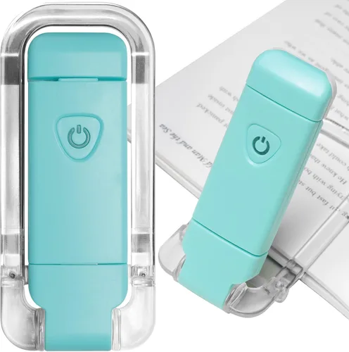 EGWASER Luz de lectura de libros, luces LED portátiles recargables por USB con clip para leer en la cama, 3 luces ajustables regulables para 1