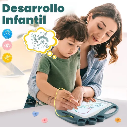 Miniatura 6 de Tablero de dibujo magnético, juguetes para niños de 1, 2, 3 años, bloc de bocetos, cumpleaños, Pascua, Navidad, Halloween, regalos de juguete