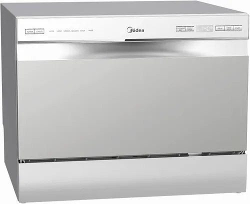 Miniatura 2 de Midea MDC22P2ASS - Lavavajillas de encimera, 6 ajustes de lugar y 6+2 ciclos de lavado, lavavajillas portátiles, lavavajillas Energy Star