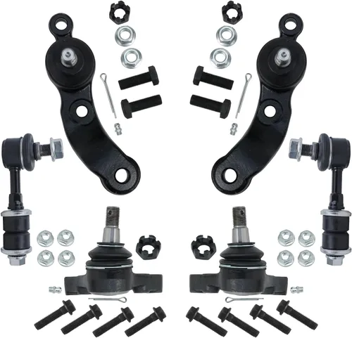 Miniatura 190 de Detroit Axle – Kit de suspensión delantera para Hyundai 2013-2018 Santa Fe 2 enlaces de barra de estabilizador 4 varillas de amarre interiores