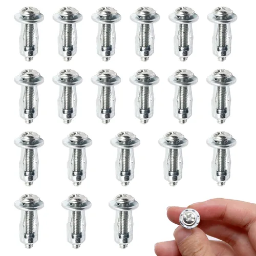 Miniatura 7 de Anclajes de Pared Huecos con Tornillos de Servicio Pesado, Pernos Molly de Acero al Carbono Galvanizado en Zinc Anclajes de Pared para Paneles